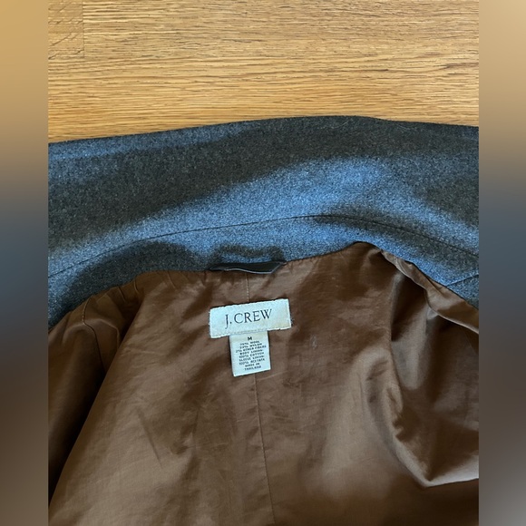 J Crew grey peacoat size M. - Picture 10 of 16